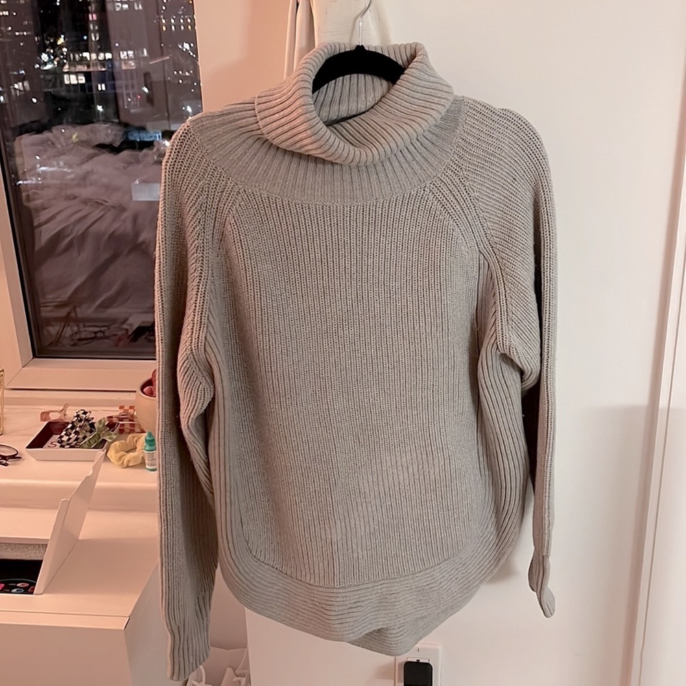 Aritzia Wool Turtleneck - Grey